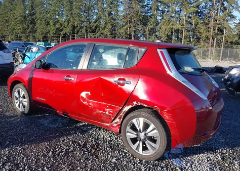 2015 Nissan Leaf Sl из США, поврежденный, VIN 1N4AZ0CP2FC307749